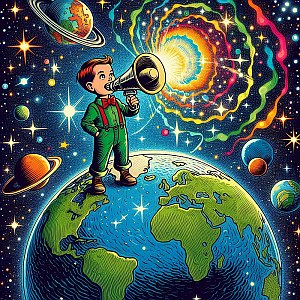 Calling the universe,
you'd better get ready for this...
1997